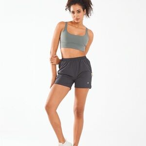 NWT XXL Allzero Black Active Shorts with Side Zip Pocket